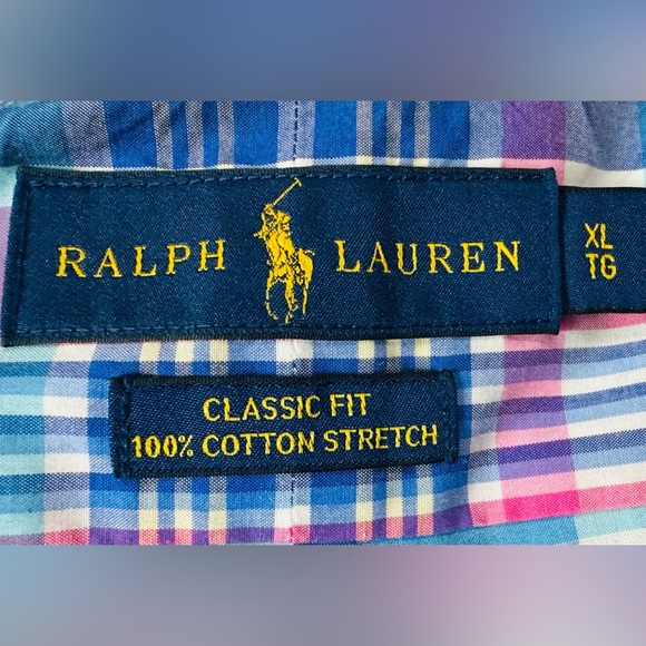 Men’s Ralph Lauren Multicolor Plaid Button Down Shirt - Picture 3 of 3